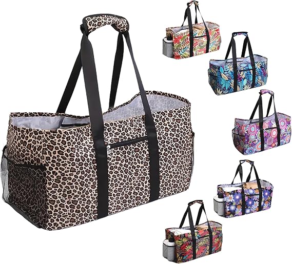 Extra Large Utility Tote Bag - Reusable Grocery Bags Foldable Heavy Duty