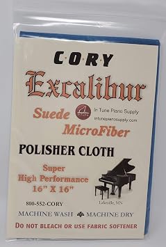 Cory Excalibur Suede 16" X 16" Microfiber Polishing Cloth