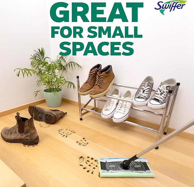 Swiffer Heavy Duty Mop Wet Multi-Surface Cloth Refills for Floor Mopping and Cleaning, Outdoor Window Fresh Scent, 20 count