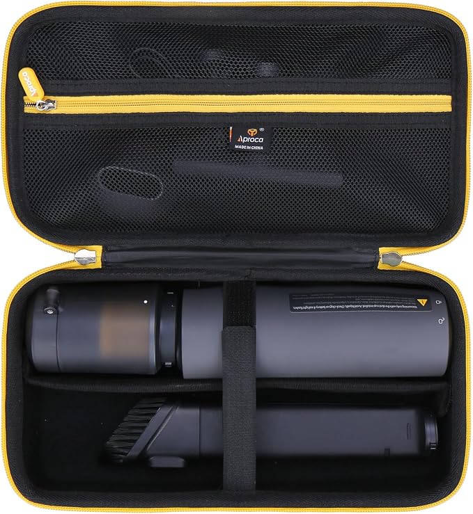 Aproca Case Compatible with HOTO Handheld Car Vacuum Cleaner Cordless, Portable Hard Storage Bag for Accessories (Case Only) - Cleanova
