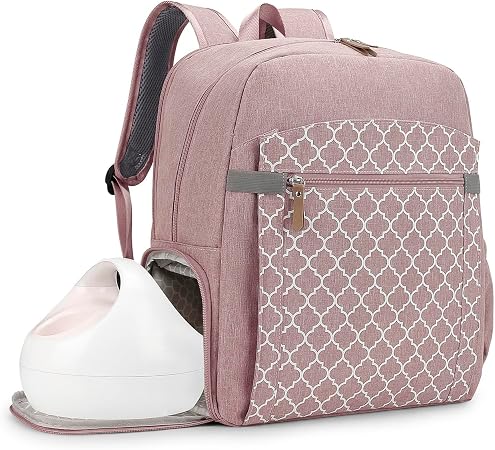 Breast Pump Backpack for Spectra S1,S2 for Working Moms - Diaper Bag Backpack With Laptop Sleeve, Large Capcity for Outd