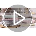 Cotton 6 Pack Terry Kitchen Towels, 16 x 25 Inches