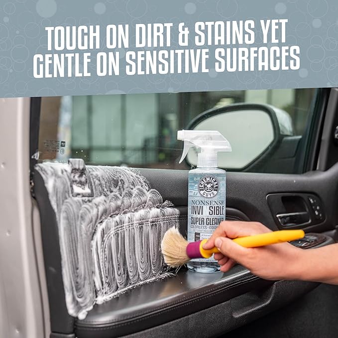 Chemical Guys Nonsense, Odorless Cleaner For Car Interior and Exterior All Purpose Cleaning Spray for Vinyl, Rubber, Plastic, Carpet, Upholstery, and Engine Bays Foaming Deep Cleaning Formula 16 oz