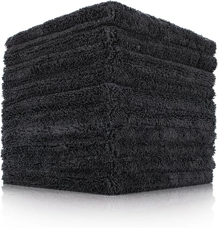 The Rag Company - Creature Edgeless Auto Detailing Towels (10-Pack) Professional 70/30 Blend, Dual-Pile Plush Microfiber