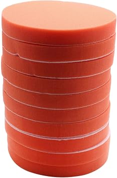 10Pc 180Mm 7 inch Flat Sponge Gross Polishing Buffing Pad Kit for Car Polisher Clean Waxing Paint Maintenance Care