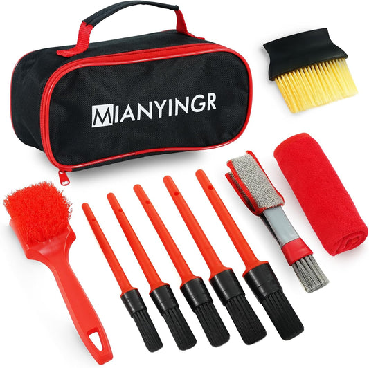 10Pcs Interior Detailing Brush Set
