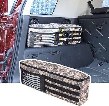 Car Trunk Tail Box Organizer Side Storage Tray Compatible with Toyota FJ Cruiser 2007-2021 Oxford Cloth Multifunction St