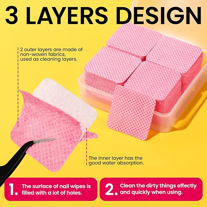 FANDAMEI Gel Nail Polish Remover Tools Kit with Nail Soak Off Clips, Lint Free Nail Wipes, Polish Remover Bottle, Cuticle Nippers, Pusher, Peeler. Cuticle Oil. Nail Files and Buffers, Nail Removal Kit