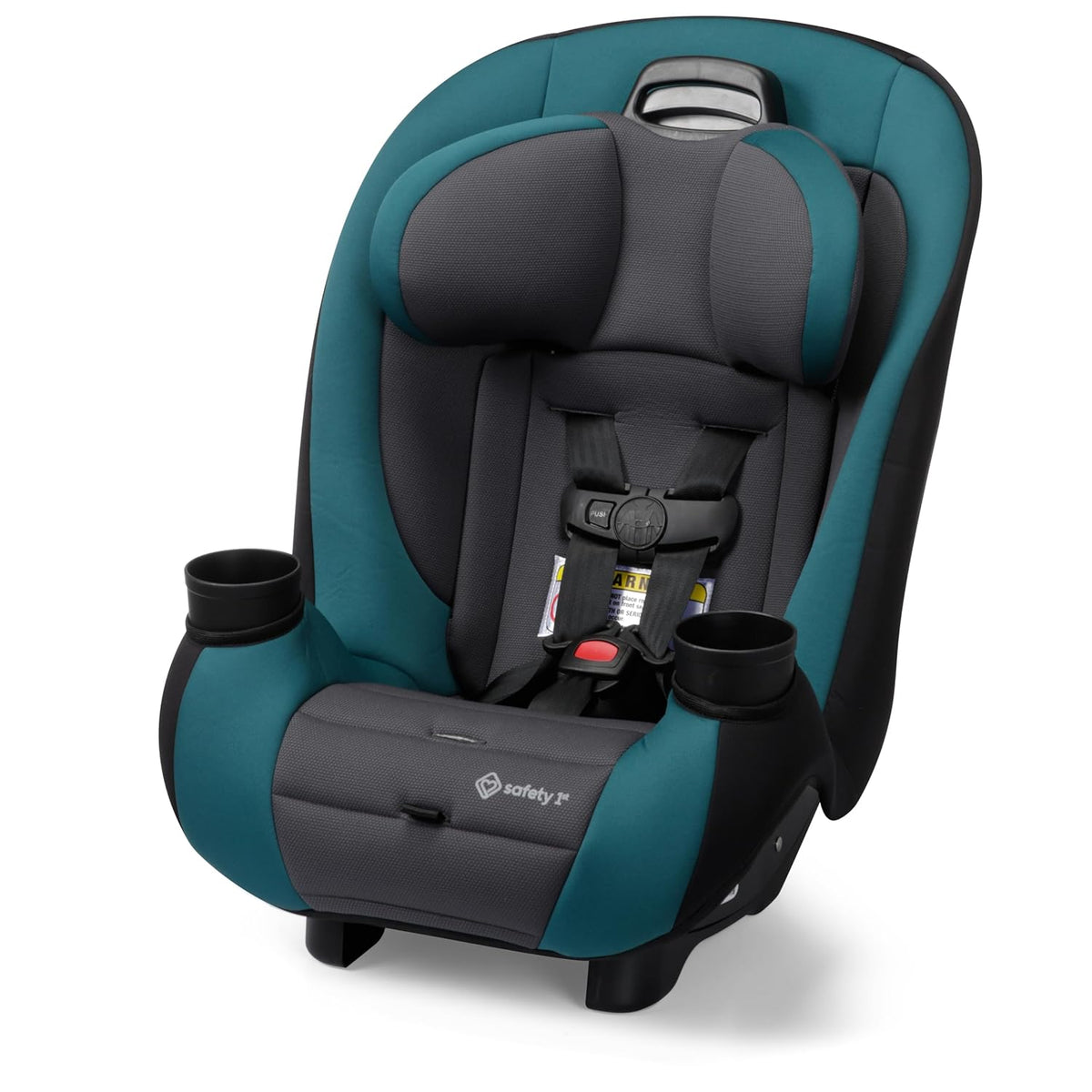 Ellaris 3-in-1 Convertible Car Seat, Slim Fit Design, Rear & Forward-Facing, 5-Position Headrest, Travel-Friendly with Machine-Washable Seat Pad, Peacock Blue