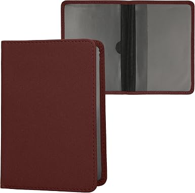kwmobile Registration and Insurance Holder - Car Document Holder for Vehicle Documents and Cards - PU Leather