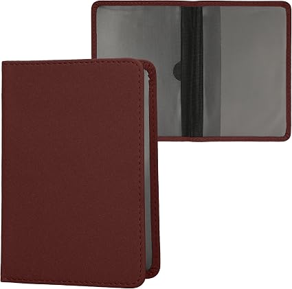 kwmobile Registration and Insurance Holder - Car Document Holder for Vehicle Documents and Cards - PU Leather