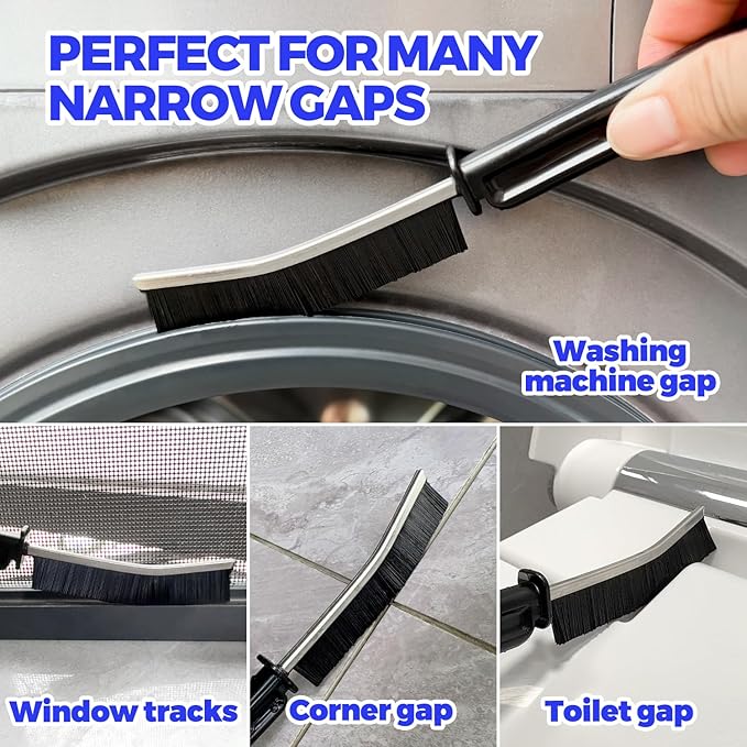 Holikme 3 Pack Dryer Vent Cleaner Kit Clothes Dryer Lint Brush Vent Trap Cleaner Home Essentials Crevice Gap Cleaning Tool Brush