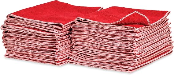 Griot's Garage Microfiber Shop Towels for Car Cleaning and Detailing, Lint-Free, Ultra-Absorbent Wash Cloths, 13" x 15",