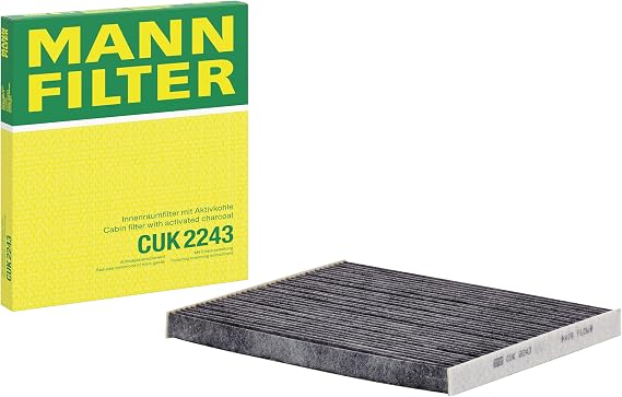MANN-FILTER CUK 2243 Interior Filter Pollen filter with active charcoal – For passenger cars