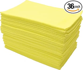 Eurow 300 GSM Microfiber Cleaning Cloths, Soft, Streak-Free, Lint-Free, Ultra Absorbent, Reusable Towels for Auto Detail