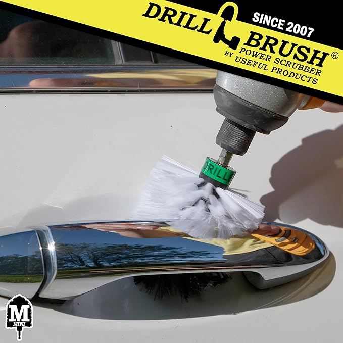 Truck Cleaning Accessories - Car Cleaning Supplies - Glass Cleaning Brush - Car Mats Dirt Lifter - Carpet Cleaning Tool - Upholstery Scrubbing Set - Windshield Shiner - Wheel Brush - Tire Cleaning Kit