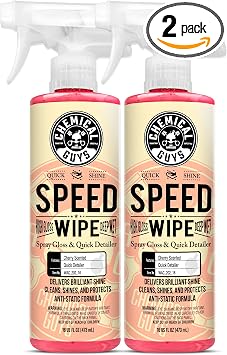 Chemical Guys WAC_202_1602 Speed Wipe Spray Gloss & Quick Detailer, Great for Cars, Trucks, SUVs, Motorcycles, RVs & Mor