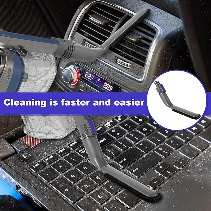 IX141 Vacuum Dusting brush Replacement Parts Compatible with Shark Pet Cordless Stick IX141 IZ163H IZ362H IX140 IZ140 IZ142 UZ145 Dust Brush rotatable Attachments for D-Shaped Vacuum