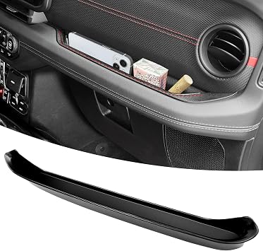 Grab Bar Tray Organizer Compatible with 2018-2023 Jeep Wangler JL JLU 4XE Rubicon Sahara & Gladiator JT Accessories, Pas