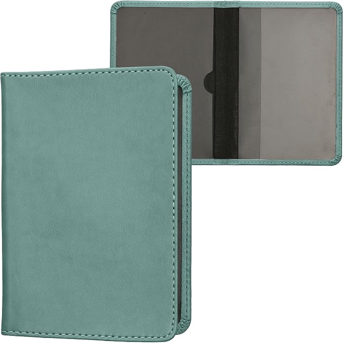 kwmobile Registration and Insurance Holder - Car Document Holder for Vehicle Documents and Cards - PU Leather