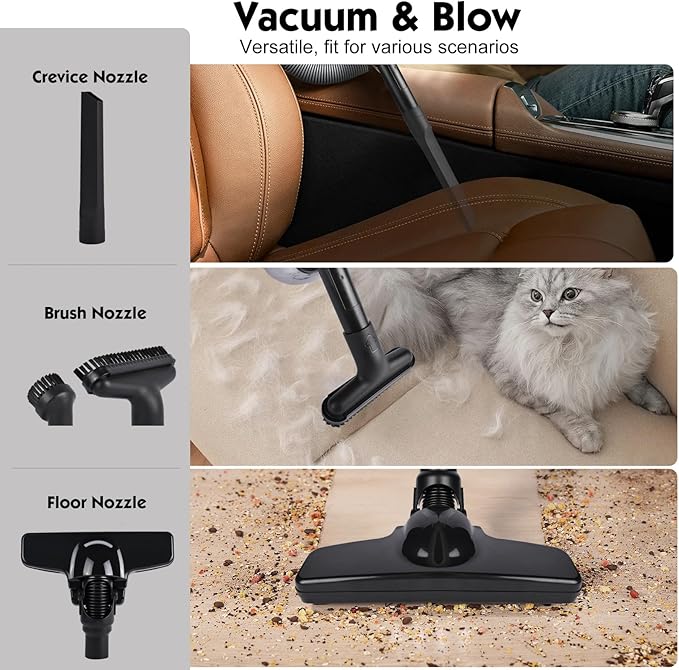 TengXcel Cordless Vacuum Cleaner for Milwaukee 18V Battery, Handheld Vacuum Cleaner for Home Car Hardwood Floor Carpet, Portable Shop Vacuum with Washable HEPA Filter(No Battery)