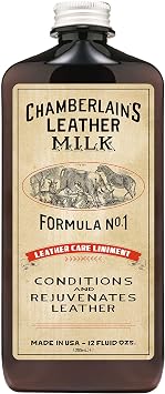 Leather Milk Conditioner and Cleaner for Furniture, Cars, Purses and Handbags. All-Natural, Non-Toxic Conditioner Made i
