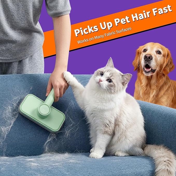 Pet Hair Remover – Reusable Lint Remover for Dog and Cat Hair Electrostatic Lint Brush Magic Pet Hair Removal Tool for Clothes, Couch, Carpet, Car, Rugs, Bedding, Fabric Furniture