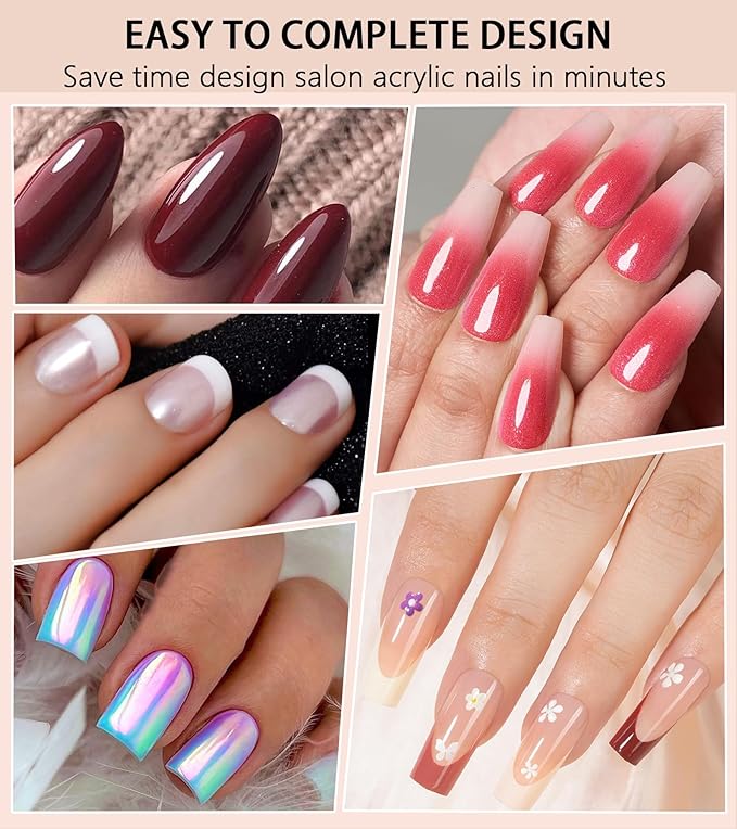 Nail Art Clean Up Brushes, Wood Flat Nail Cleanup Brush, Gel Nails Brushes, Acetone Manicure Brush for Nails Art Design Painting and Cleaning Polish Mistake on the Cuticles for DIY & Salon Use