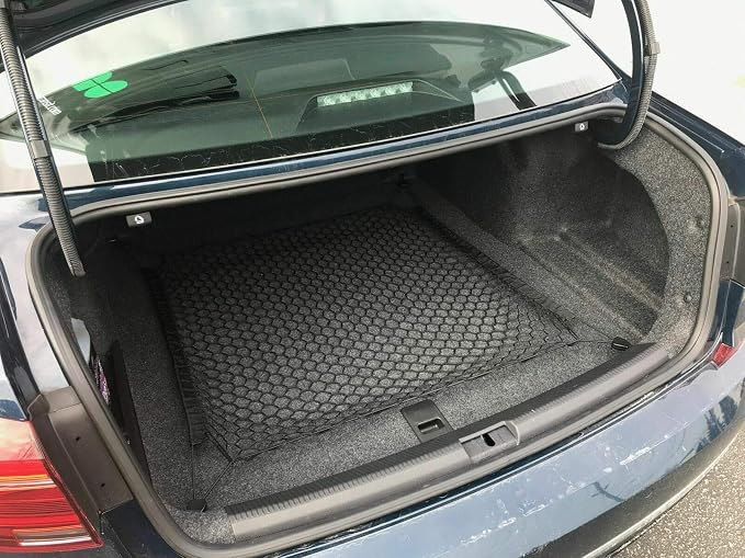 Rear Trunk Organizer Cargo Net for Volkswagen Passat/CC/Passat CC 2006-2022 – Floor Style Cargo Net for Sedan - Premium 