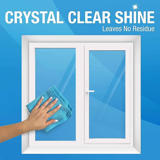 MiracleSpray for Glass -16 Fl Oz - Streak Free Cleaning Spray for Mirrors, Windows, Kitchen, Home, and Auto