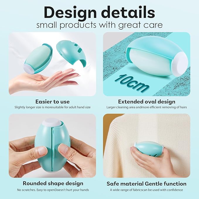 Washable Reusable Gel Lint Roller for Pet Hair，Portable Mini Dog Cat Pet Hair Remover for Clothes，Laundries ，Dust Fuzz Fur -Sticky Cleaner- Small Travel Animal Fur Removal Tool (Yellow)
