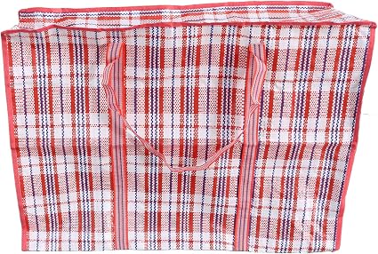 80L Extra Large Storage Bag SQXBK 70x50x25cm/28x20x10inch Red Checkered Water Resistant Organizer Bag Moving Bag Carryin