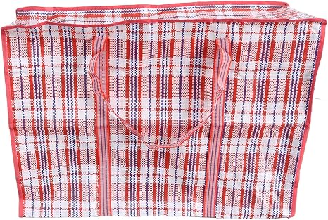 80L Extra Large Storage Bag SQXBK 70x50x25cm/28x20x10inch Red Checkered Water Resistant Organizer Bag Moving Bag Carryin