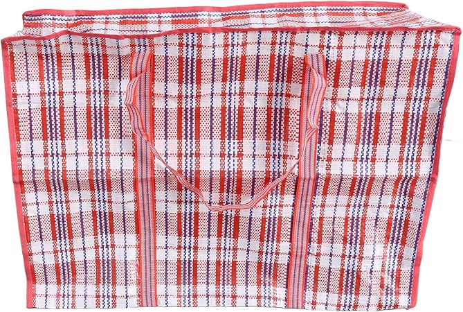 80L Extra Large Storage Bag SQXBK 70x50x25cm/28x20x10inch Red Checkered Water Resistant Organizer Bag Moving Bag Carryin