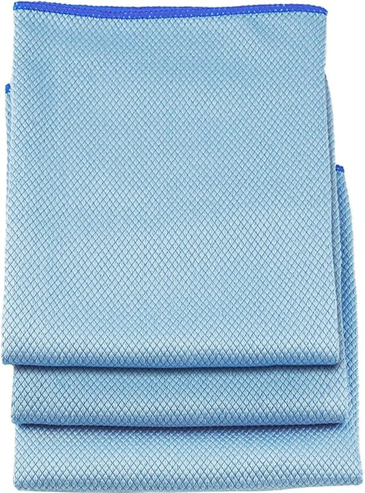 Unger Professional 18” x 18” Large Professional-Grade Microfiber Cloth Towels, 3 Pack, Multi-Purpose Wet and Dry Cleaning Cloths for Kitchen, Bath, Auto, Appliances, Car Supplies