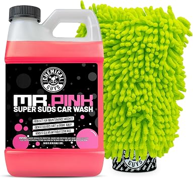 Chemical Guys, Mr. Pink Car Wash Soap 64 oz with Wash Mitt
