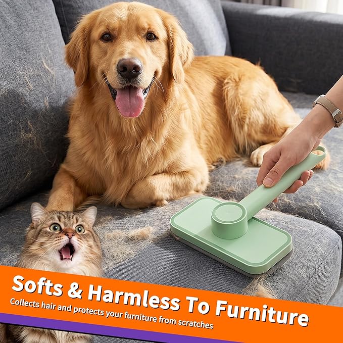 Pet Hair Remover – Reusable Lint Remover for Dog and Cat Hair Electrostatic Lint Brush Magic Pet Hair Removal Tool for Clothes, Couch, Carpet, Car, Rugs, Bedding, Fabric Furniture