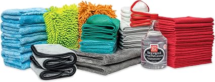 Griot's Garage 11338 Ultimate Microfiber Towel Kit for Car Detailing