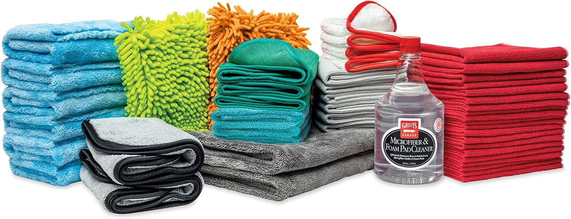 Griot's Garage 11338 Ultimate Microfiber Towel Kit for Car Detailing