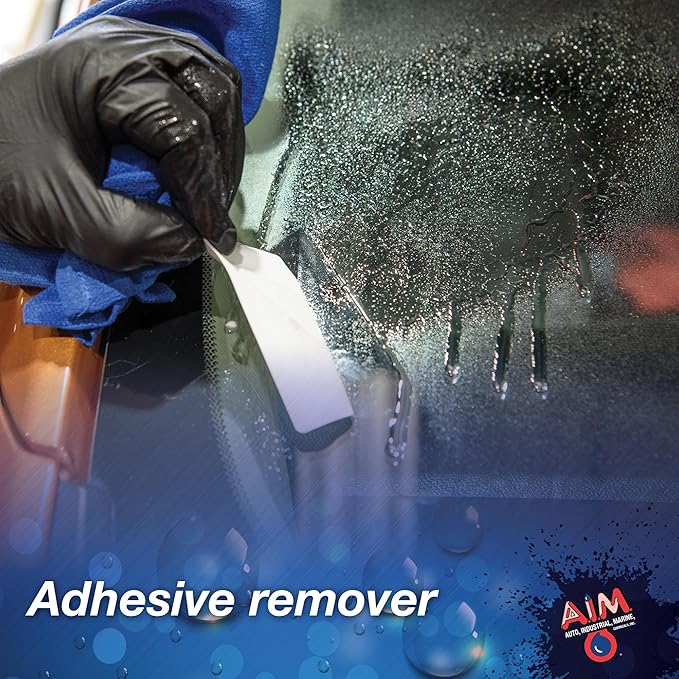AIM Chemicals Ammoniated Glass Cleaner Concentrate - Streak-Free Shine for Windows, Cars, Homes, Offices - Dilutes 10:1 - Removes Dirt, Grime, Fingerprints - Ideal for Glass Spray Bottles - Quart