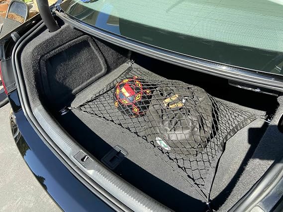 Rear Trunk Organizer Cargo Net for Audi A5 RS5 S5 Sportback 2008–2025 – Floor Style Cargo Net for Hatchback – Premium Me