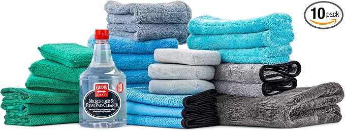 Griot's Garage 11694 Enthusiast Microfiber Kit for Car Detailing