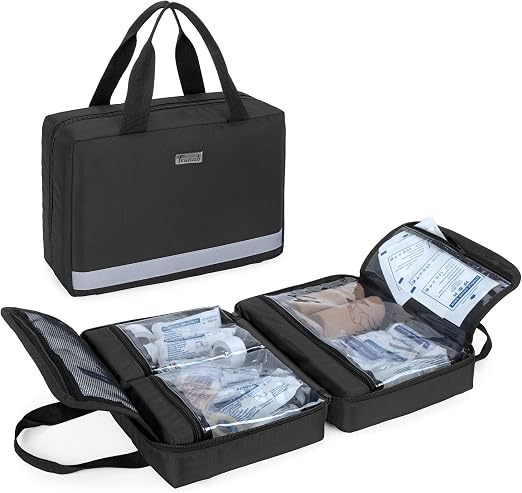 Trunab Small First Aid Kit Bag Empty Portable Emergency Kits Trauma Bag
