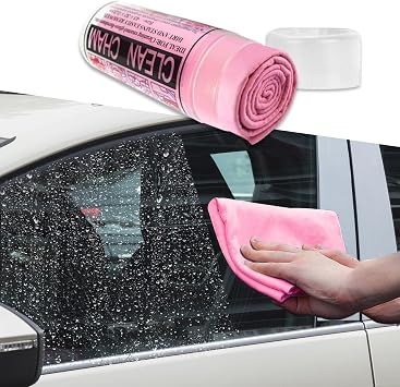 Premium Shammy Cloth for Car Drying, 26"x17" Super Absorbent Reusable Chamois Towel for Car, Reusable Scratch-Free Car D