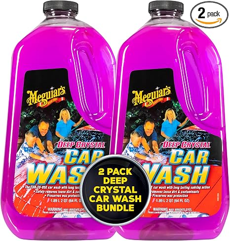 Meguiar's Deep Crystal Car Wash, 64 Oz, 2 Pack