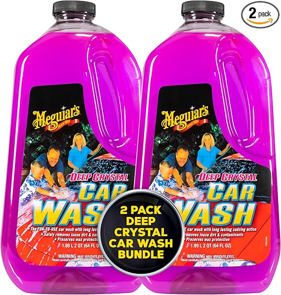Meguiar's Deep Crystal Car Wash, 64 Oz, 2 Pack