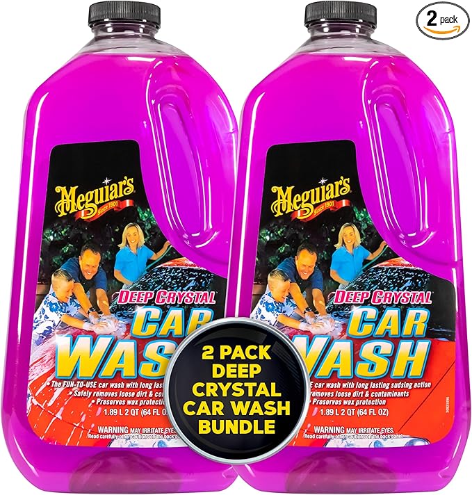 Meguiar's Deep Crystal Car Wash, 64 Oz, 2 Pack