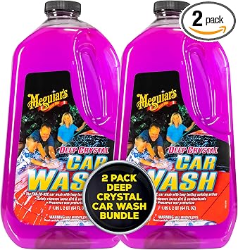 Meguiar's Deep Crystal Car Wash, 64 Oz, 2 Pack