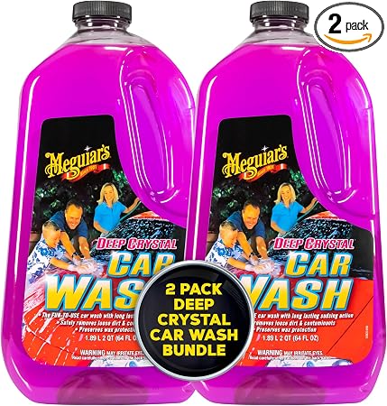 Meguiar's Deep Crystal Car Wash, 64 Oz, 2 Pack