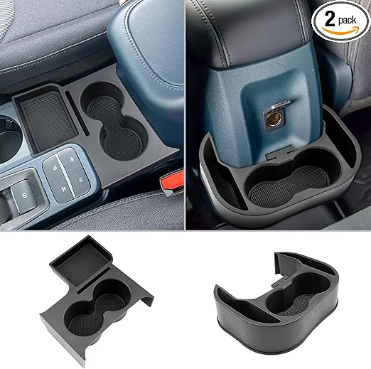 CDEFG 2022-2024 Maverick Car Cup Holder Organizer for Maverick Center Console CupHolders Expander Fit for First Row and 